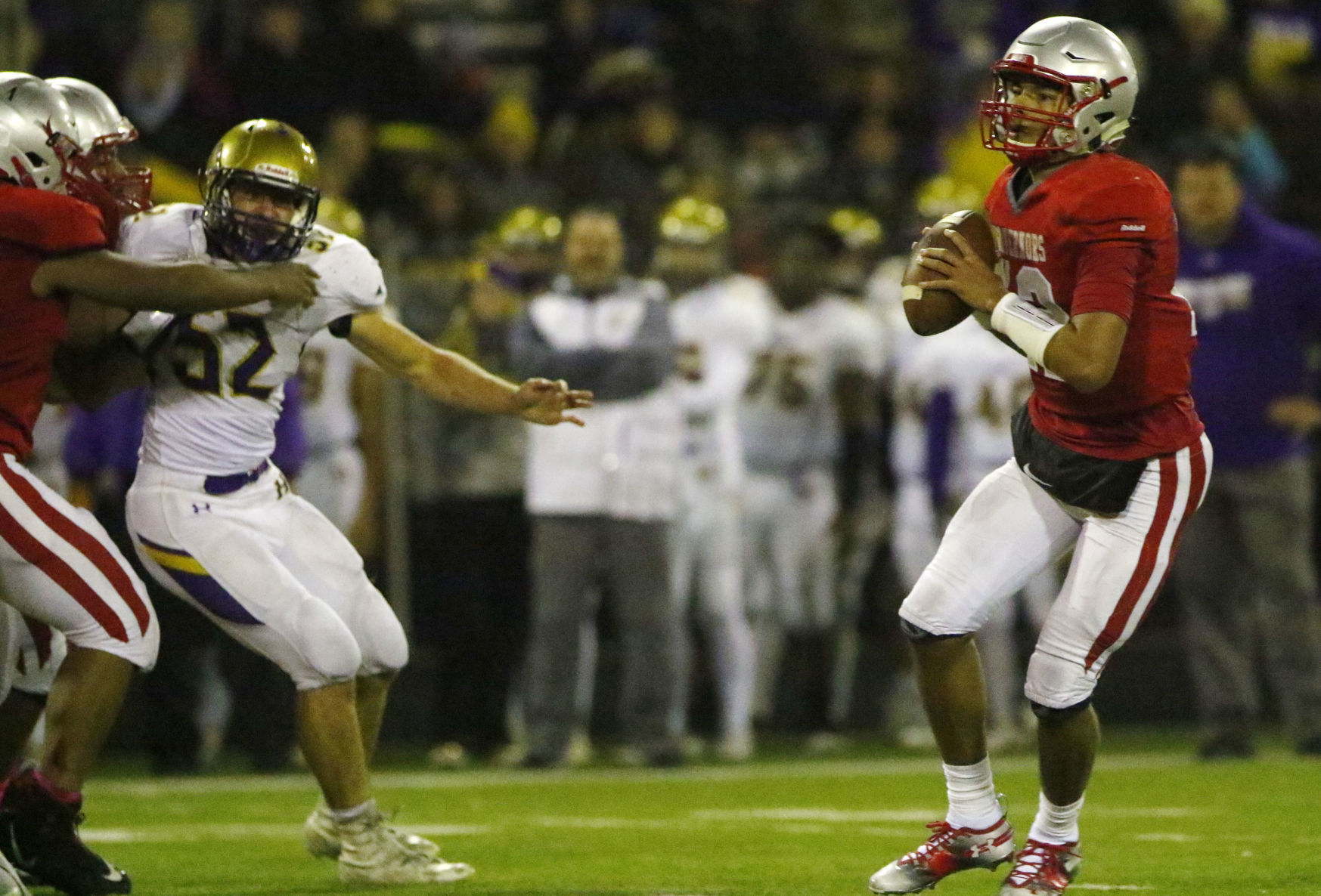 Gallery: 4A football sectional first round: Hobart vs. Morton